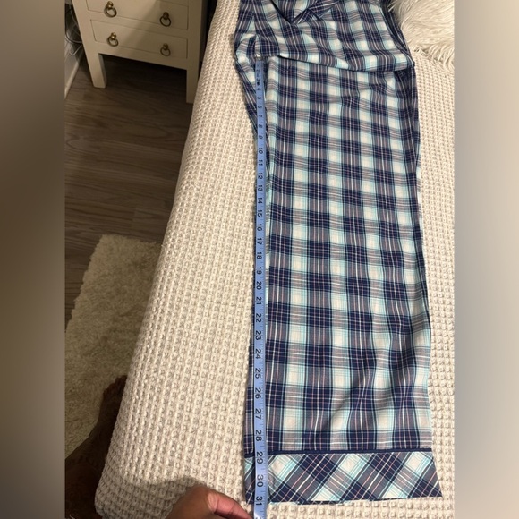 Victoria's Secret Blue and White Plaid Pajama Set - Picture 9 of 16
